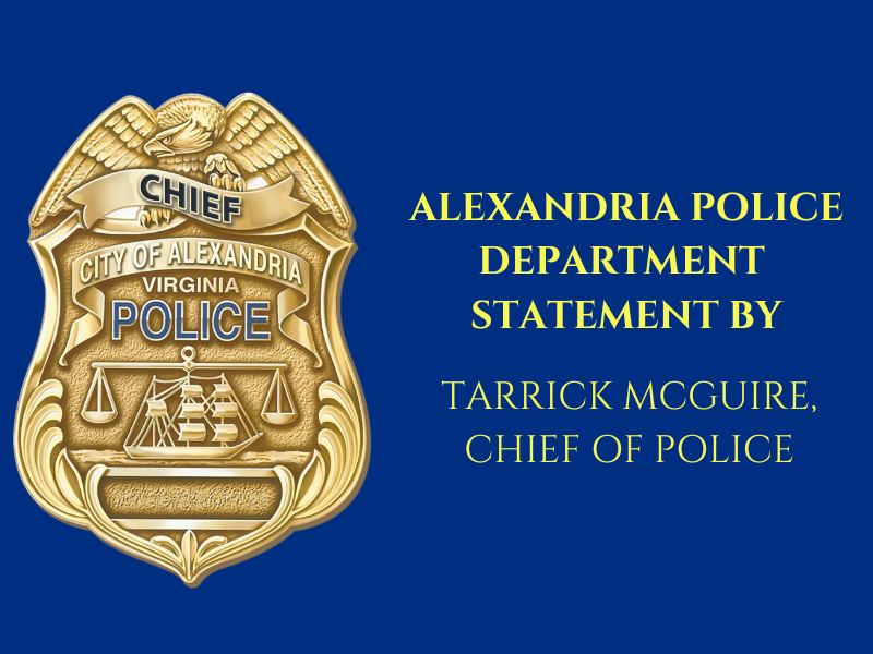 Statement by Tarrick McGuire, Chief of Police