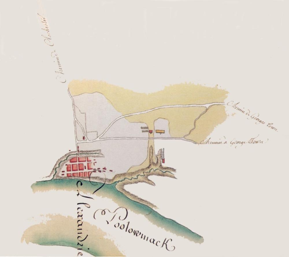 1782, “Amérique Campagne - Camp a’Alexandrie [sic],” Comte de Rochambeau (Library of Congress)