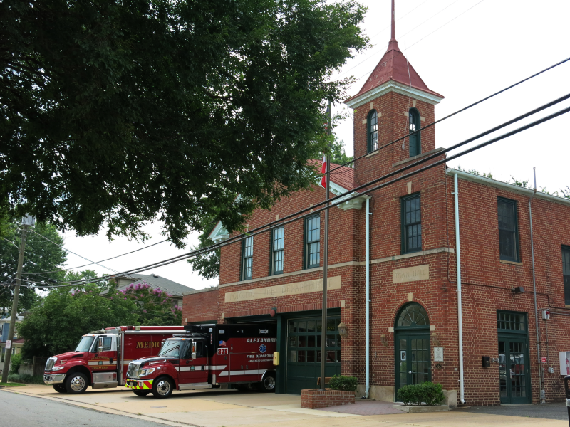 Fire Station 202 is located in the Del Ray area at 213 E. Windsor Ave.