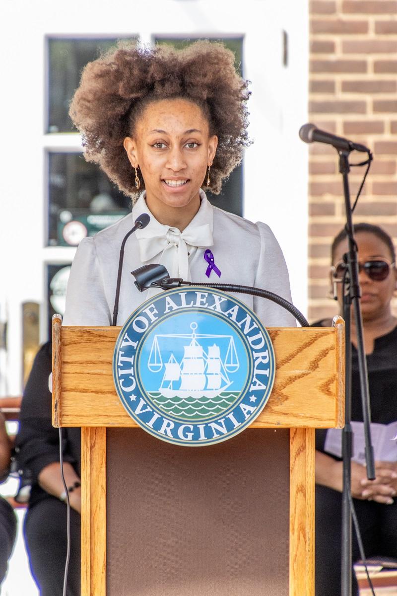 Yahney-Marie Sangaré, Vice President of the Black Student Union, Alexandria City High School