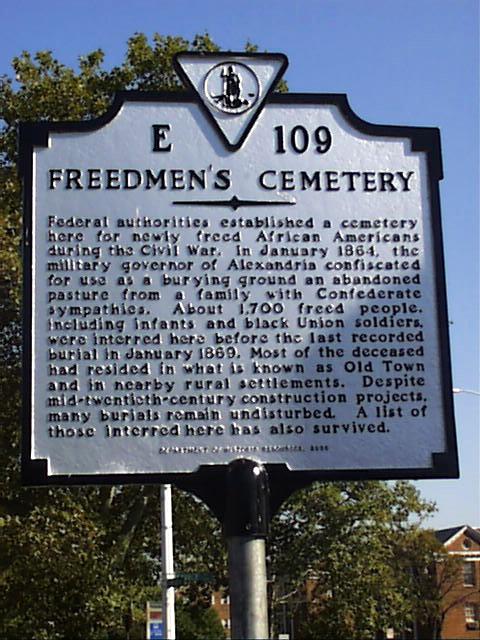 E 109 Freedmen's Cemetery