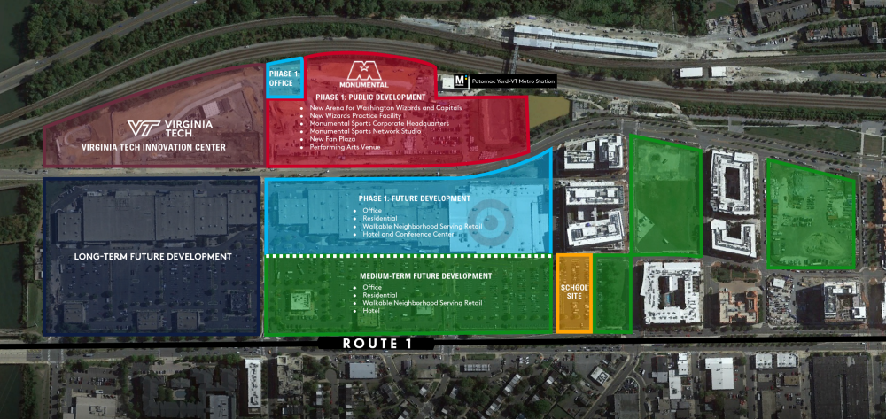 Potomac Yard Entertainment District Site Map