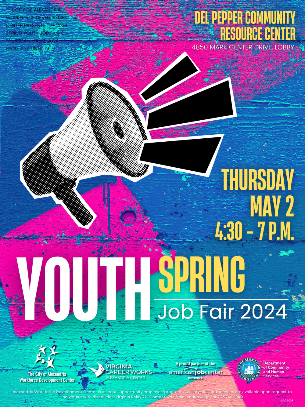 Youth Spring Job Fair Card Image