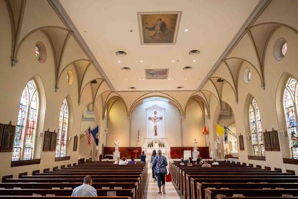 St. Mary's Catholic Church, interior