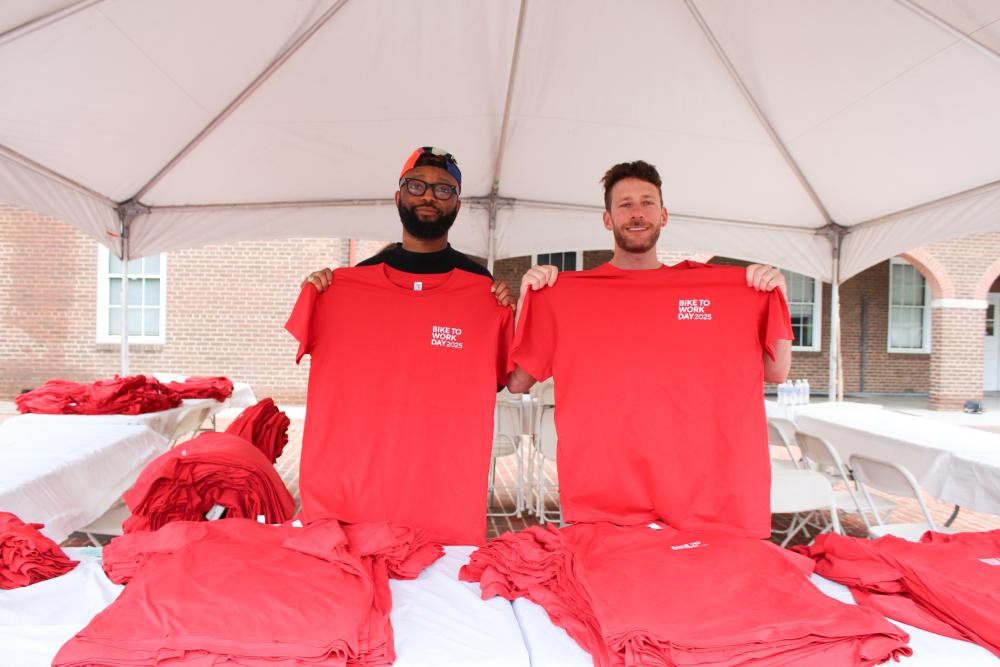 Bike to Work Day T-shirt Tent