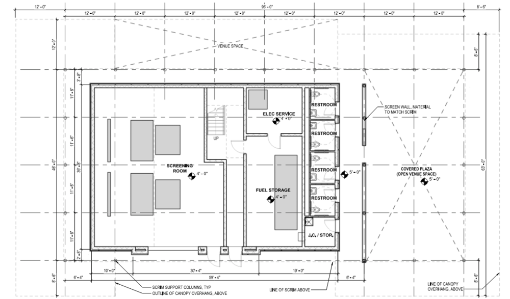 Current Waterfront Park Pump Station first floor plan.