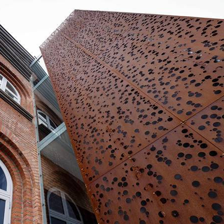 Building materials informing the Pump Station design.