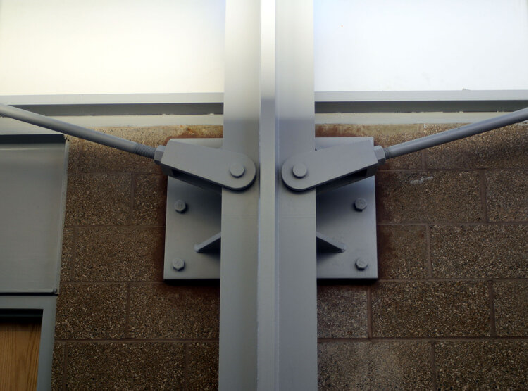 Building materials informing the Pump Station design.