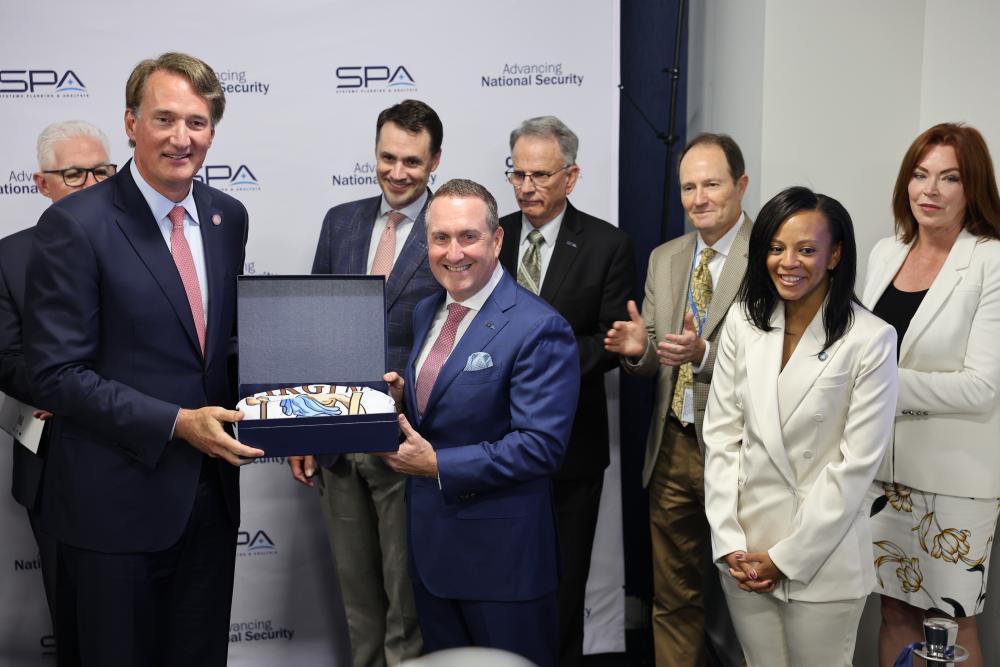 people at announcement event