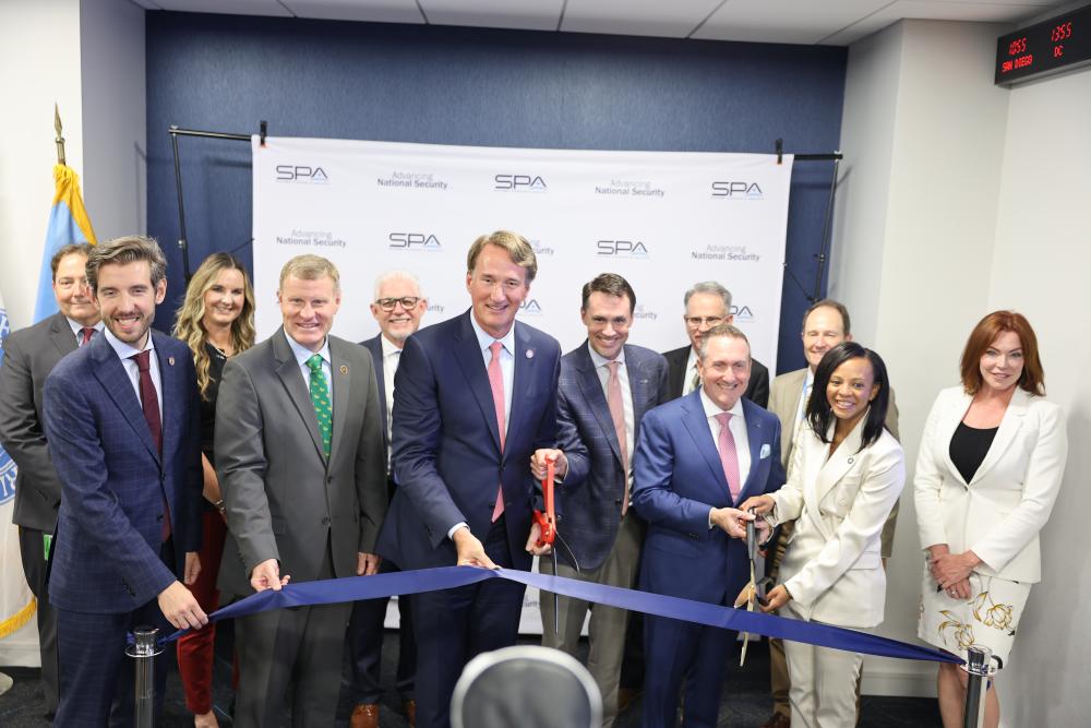 people at announcement event