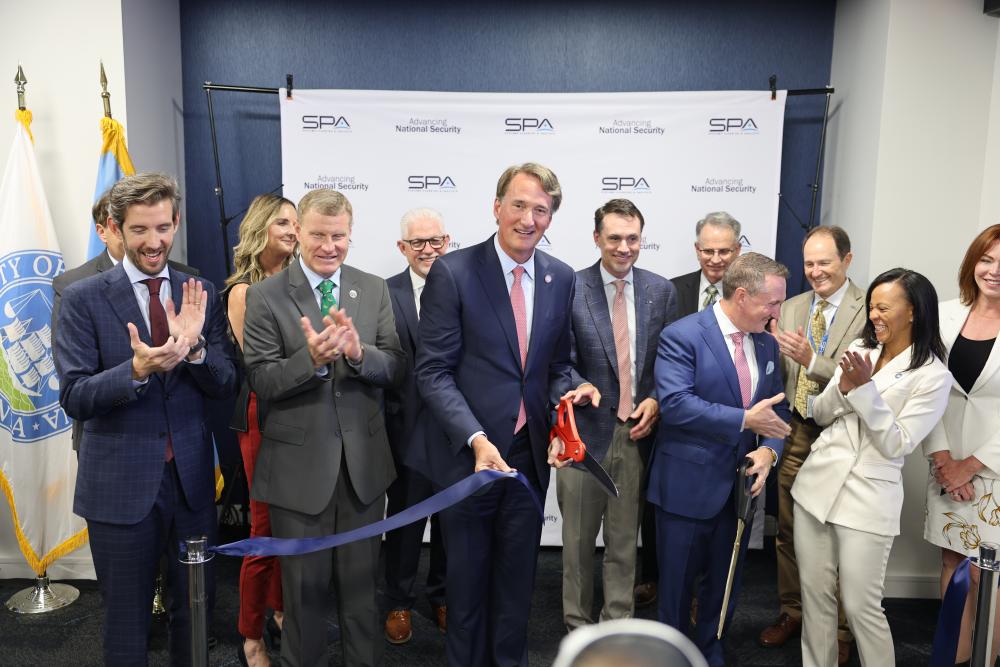 people at announcement event