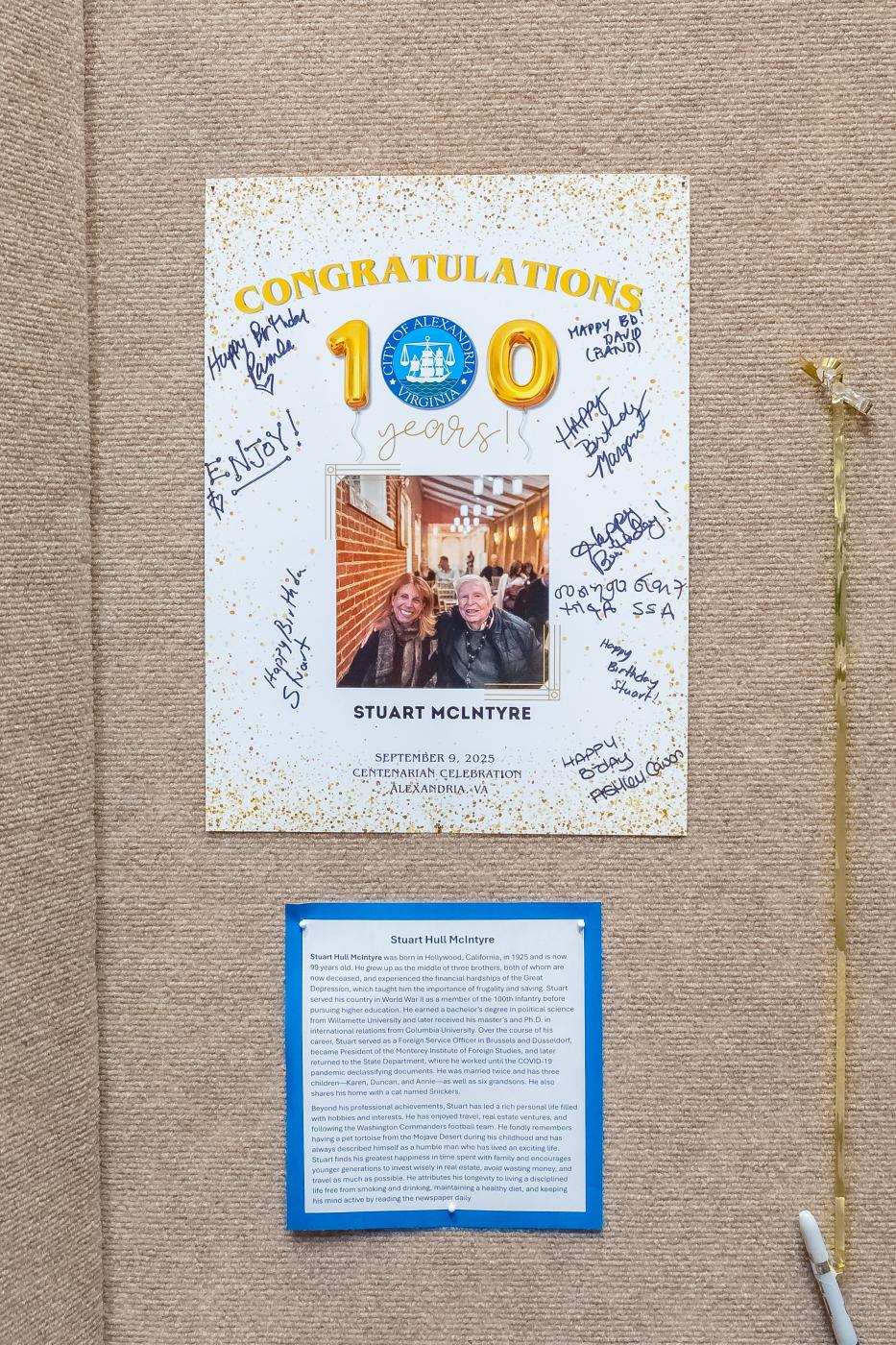 Centenarian Celebration