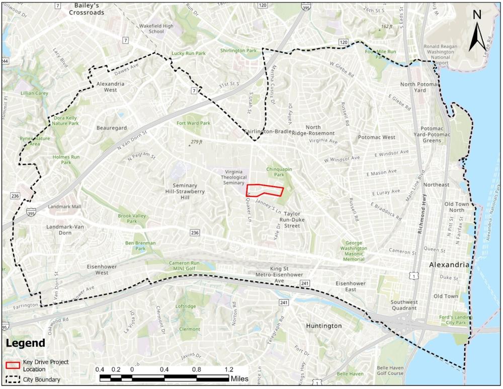 Aerial Map of Key Drive Project