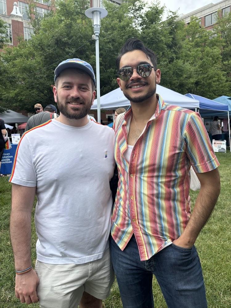 People posing for picture at Alexandria Pride 2026