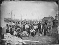 Negro Laborers at Alexandria, near Coal Wharf, ca. 1860-1865, by Mathew Brady. 