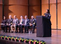 On Jan. 5, 2023, the Alexandria Fire Department welcomed and celebrated 17 new firefighter/EMTs who completed more than 6 months of training at the academy.