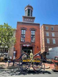 Suction Engine outside Friendship Firehouse