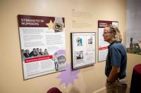 Man looking at exhibit