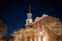 photo of the top of City Hall pre-dawn
