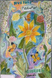a flower and butterflies all around earth 
