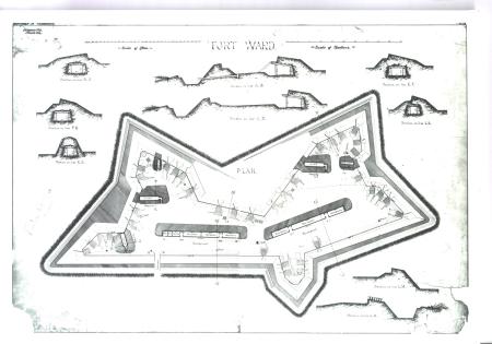 1864 Plan of Fort Ward