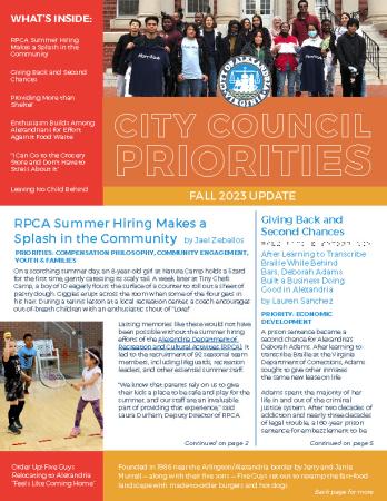 CC Priorities Newsletter Cover Fall 2023