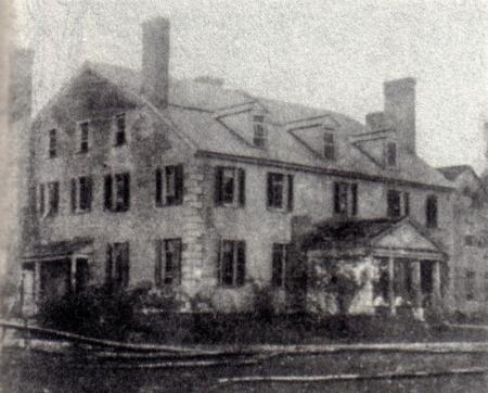 Claremont Hospital. Large three-story house