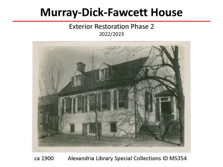 historic photo of Murray-Dick-Fawcett House ca. 1900