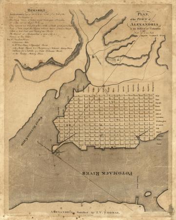 Plan of Alexandria, 1798