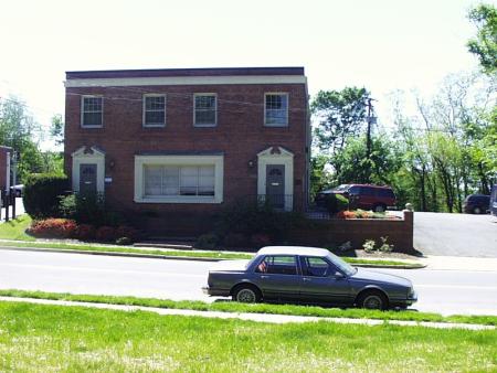 brick two-story building