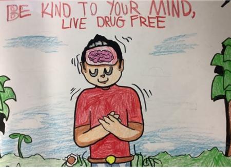 Red Ribbon Week Poster for 2024 - J Jimenez