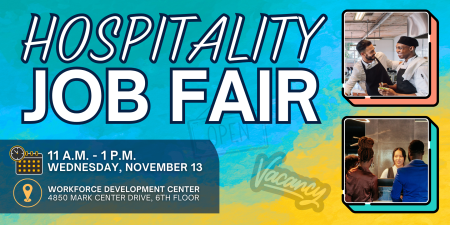 Hospitality Job Fair Card Image