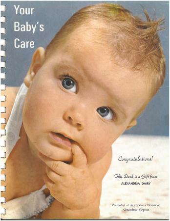 baby on cover of booklet "Your Baby's Care"