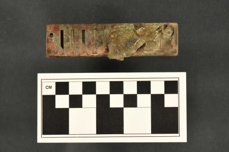 Harmonica fragment, approximately 10 cm in length