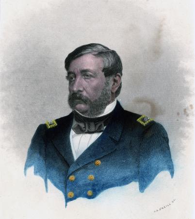 Cmdr. James Harmon Ward, lithograph, Fort Ward Museum Collection