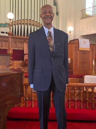 mcarthur myers in church smiling