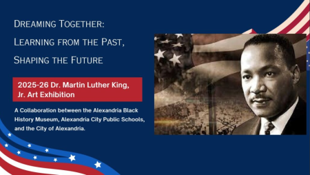 Title page of MLK poster exhibit 2026