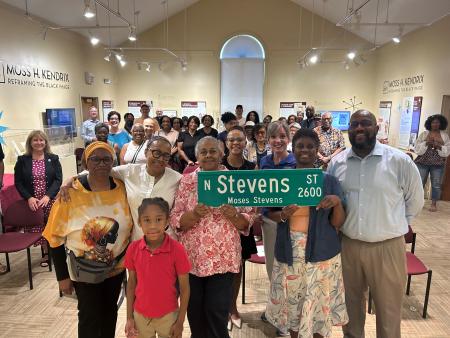 Moses Stevens Street Renaming Ceremony