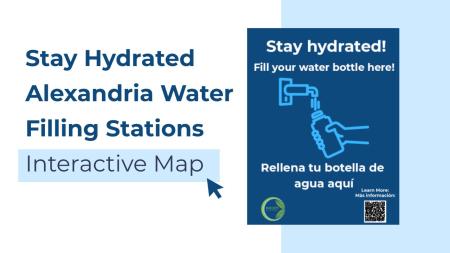 Thumbnail advertising the Stay Hydrated Alexandria program with a picture of the program poster
