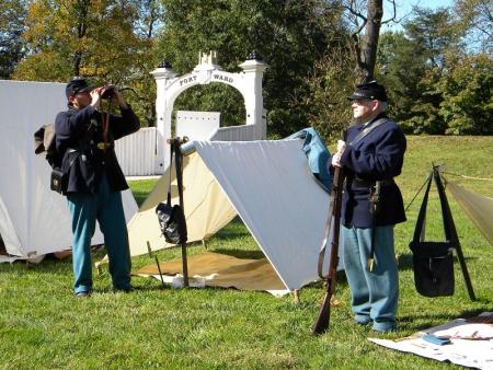 Civil War Camp Day Tent