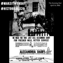 MakeitMonday Activity: Alexandria Dairy Advertisement