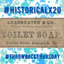 ThrowbackThursday: Leadbeater & Co Toilet Soap Label
