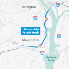 Rail Projects And Partners City Of Alexandria VA   AlexandriaFourthTrack 