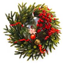 Natural Holiday Wreath