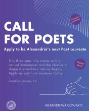 Call for Poets - Poet Laureate