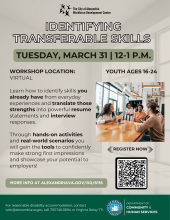 Flyer for 2026 Youth Spring Job Fair Readiness