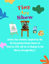 Tiny Art Show flyer